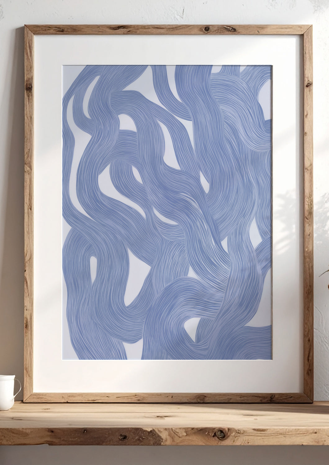 Abstract Wave Print